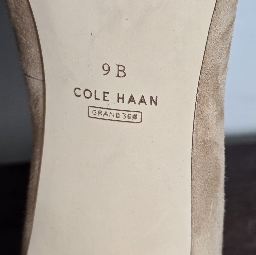 NWOT Cole Haan Grand360 Grandseries Gabble Pump Tan Heels Women's Sz 9B - Picture 12 of 12